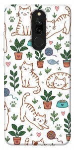 Чехол Cats pattern для Xiaomi Redmi 8