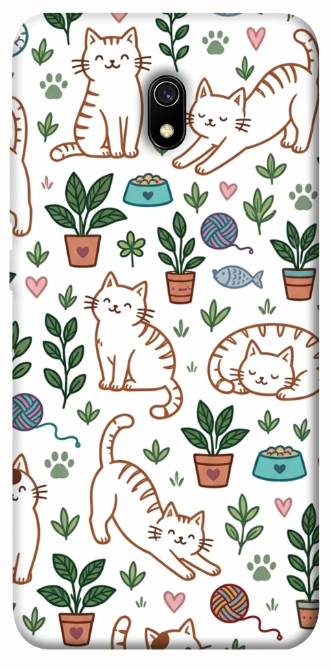 Чохол Cats pattern для Xiaomi Redmi 8a