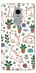 Чехол Cats pattern для Xiaomi Redmi Note 4 (Snapdragon)
