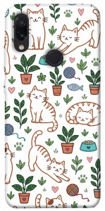 Чохол Cats pattern для Xiaomi Redmi Note 7 Pro