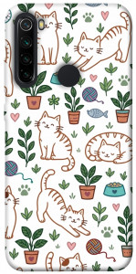 Чохол Cats pattern для Xiaomi Redmi Note 8