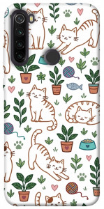Чехол Cats pattern для Xiaomi Redmi Note 8T
