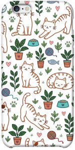 Чехол Cats pattern для iPhone 6s plus (5.5'')