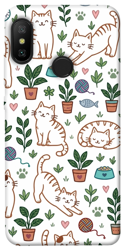 Чохол Cats pattern для Xiaomi Redmi 6 Pro