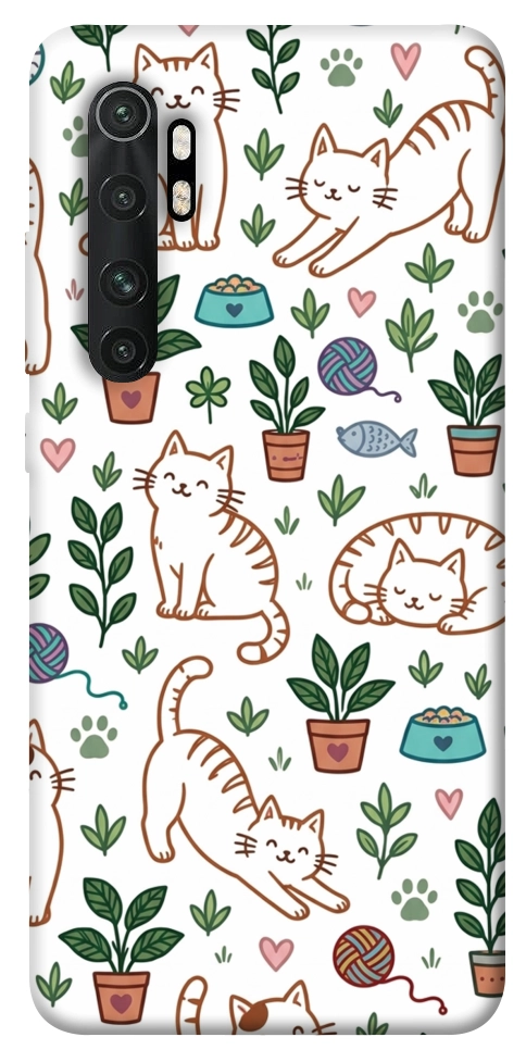 Чехол Cats pattern для Xiaomi Mi Note 10 Lite