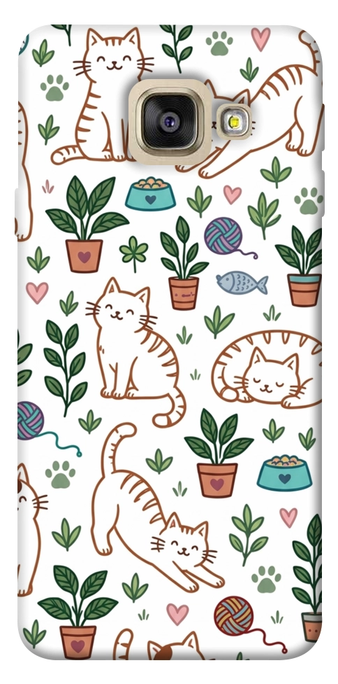 Чехол Cats pattern для Galaxy A5 (2017)