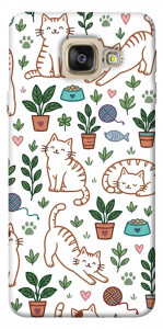 Чехол Cats pattern для Galaxy A5 (2017)