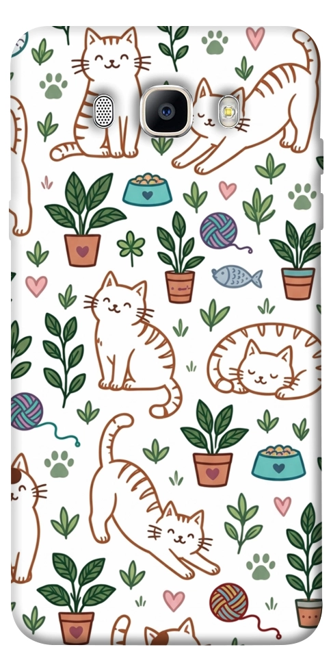 Чехол Cats pattern для Galaxy J5 (2016)