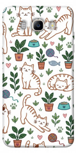 Чехол Cats pattern для Galaxy J5 (2016)