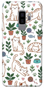 Чехол Cats pattern для Galaxy S9+