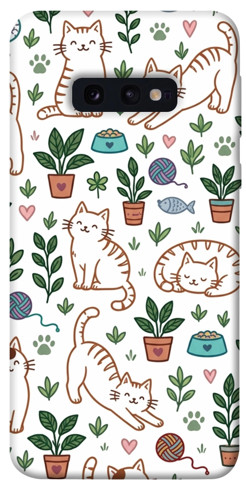 Чохол Cats pattern для Galaxy S10e