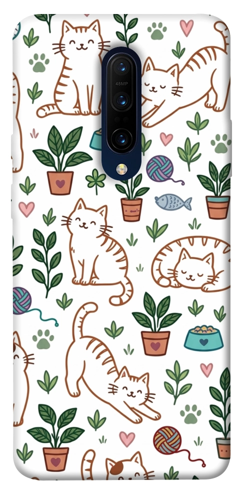 Чехол Cats pattern для OnePlus 7 Pro