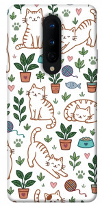 Чохол Cats pattern для OnePlus 8