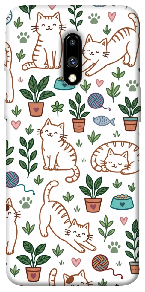 Чехол Cats pattern для OnePlus 7