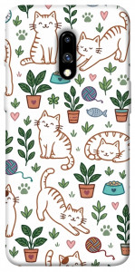 Чохол Cats pattern для OnePlus 7