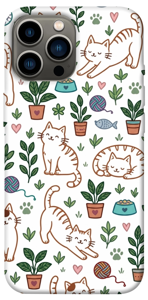 Чохол Cats pattern для iPhone 12 Pro Max