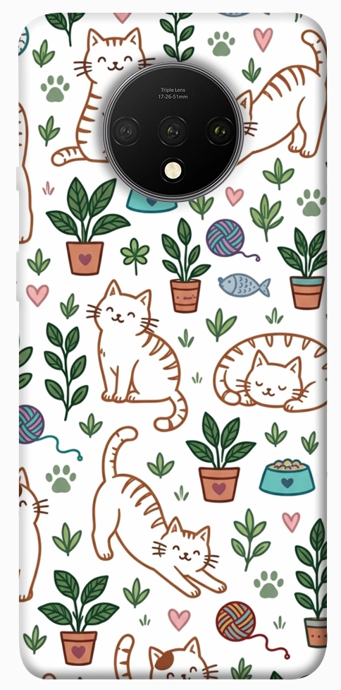 Чехол Cats pattern для OnePlus 7T