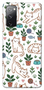 Чохол Cats pattern для Galaxy S20 FE