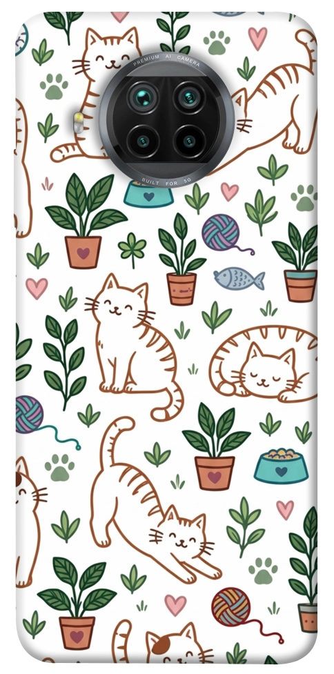 Чохол Cats pattern для Xiaomi Mi 10T Lite
