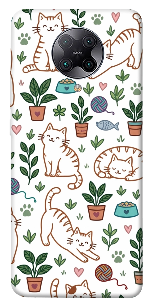 Чехол Cats pattern для Xiaomi Redmi K30 Pro