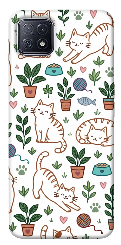 Чохол Cats pattern для Oppo A73