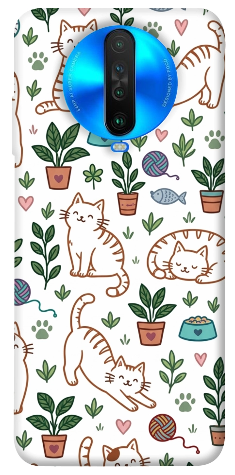 Чохол Cats pattern для Xiaomi Poco X2