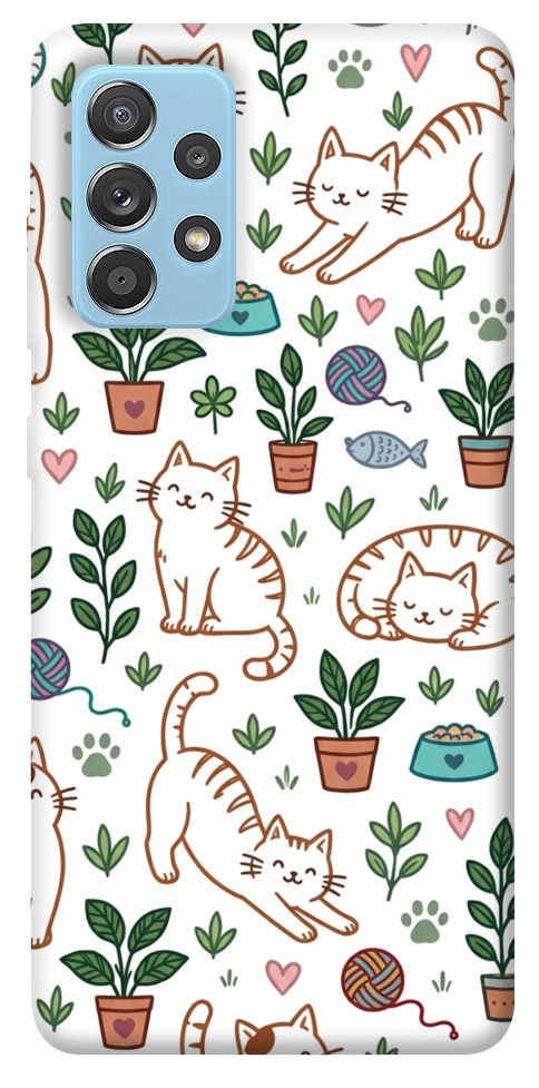 Чохол Cats pattern для Galaxy A52
