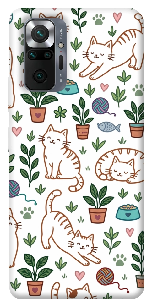 Чохол Cats pattern для Xiaomi Redmi Note 10 Pro