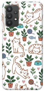 Чохол Cats pattern для Galaxy A32 4G