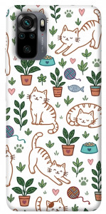 Чохол Cats pattern для Xiaomi Redmi Note 10S