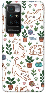 Чехол Cats pattern для Xiaomi Redmi 10