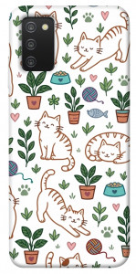 Чохол Cats pattern для Galaxy A03s