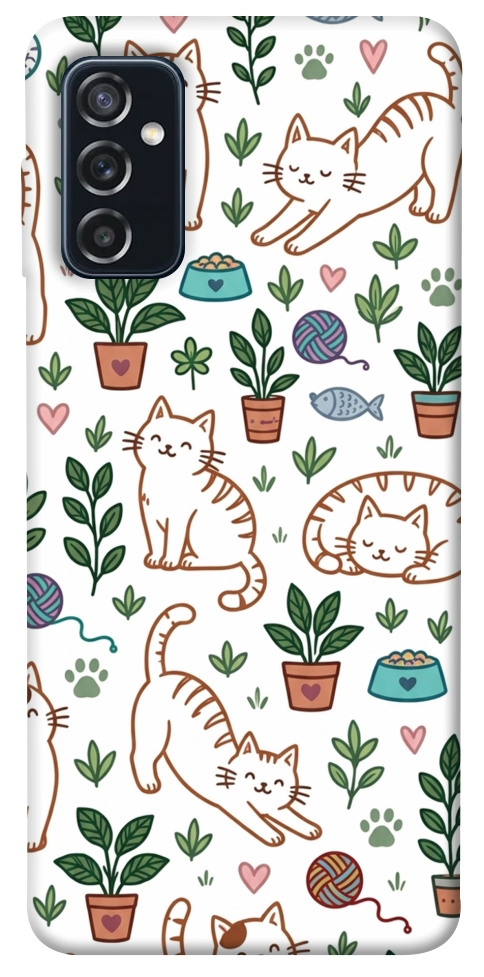 Чохол Cats pattern для Galaxy M52