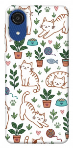 Чехол Cats pattern для Galaxy A03 Core