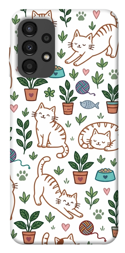 Чехол Cats pattern для Galaxy A13 4G