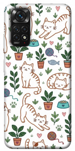 Чохол Cats pattern для Xiaomi Redmi Note 11S