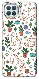 Чохол Cats pattern для Oppo F17 Pro