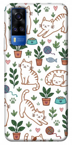 Чохол Cats pattern для Vivo Y51a