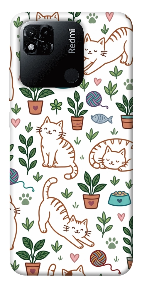 Чохол Cats pattern для Xiaomi Redmi 10A