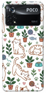 Чохол Cats pattern для Xiaomi Poco X4 Pro