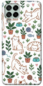 Чехол Cats pattern для Galaxy M53