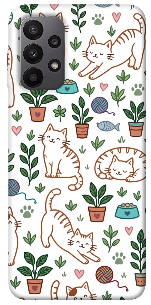 Чехол Cats pattern для Galaxy A23