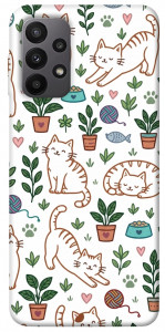 Чехол Cats pattern для Galaxy A23