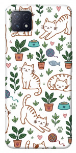 Чохол Cats pattern для Oppo A73 5G