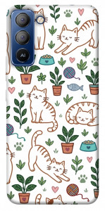Чехол Cats pattern для TECNO Pop 5 Pro