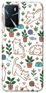 Чехол Cats pattern для Oppo A54s