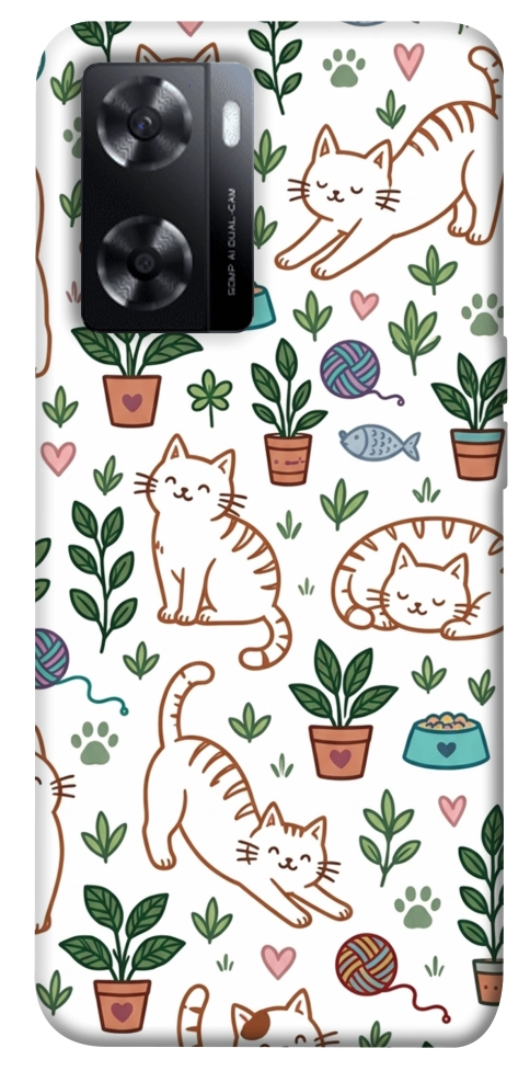 Чохол Cats pattern для Oppo A57s