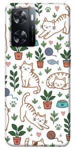 Чохол Cats pattern для Oppo A57s