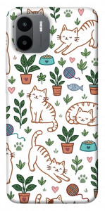 Чехол Cats pattern для Xiaomi Redmi A1