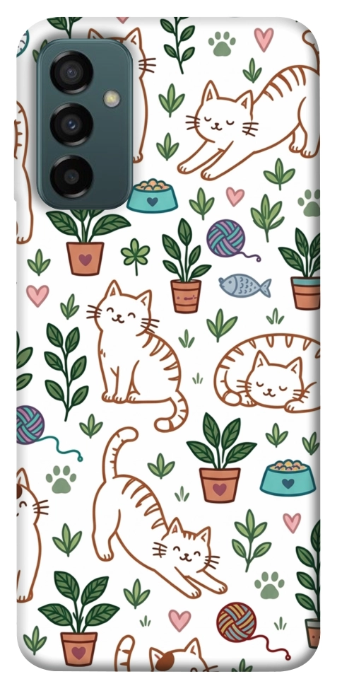 Чохол Cats pattern для Galaxy M13 4G